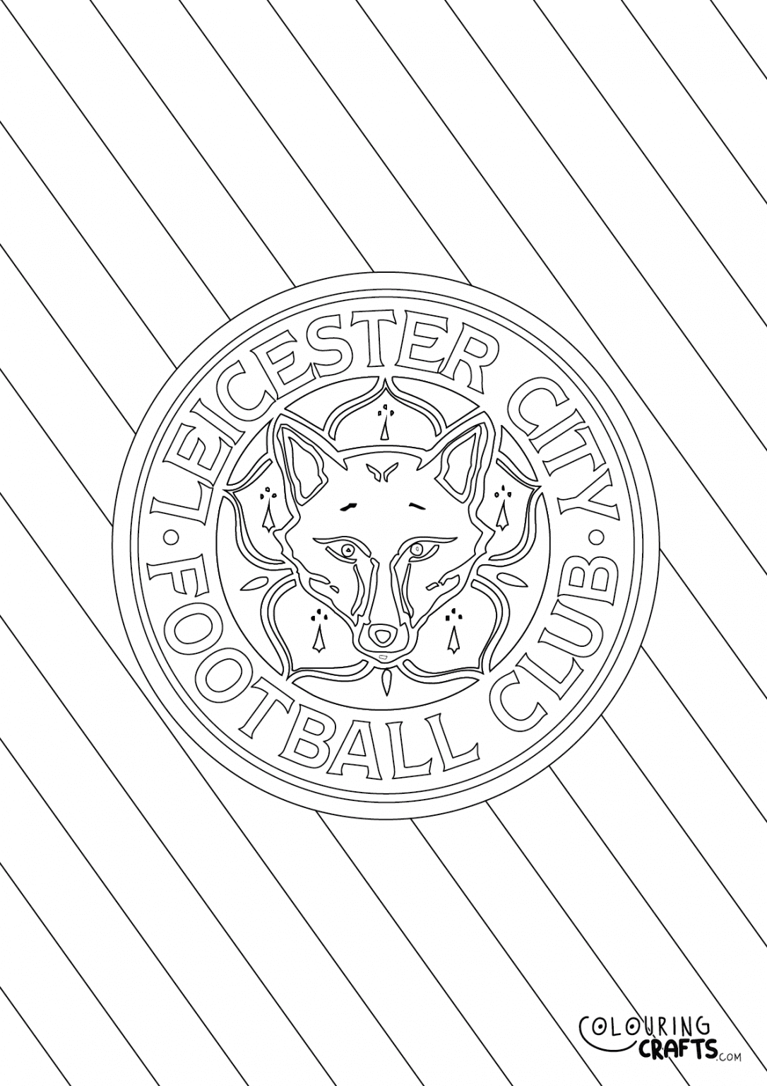 Free Leicester City Downloadable Colouring Pages - Colouring Crafts