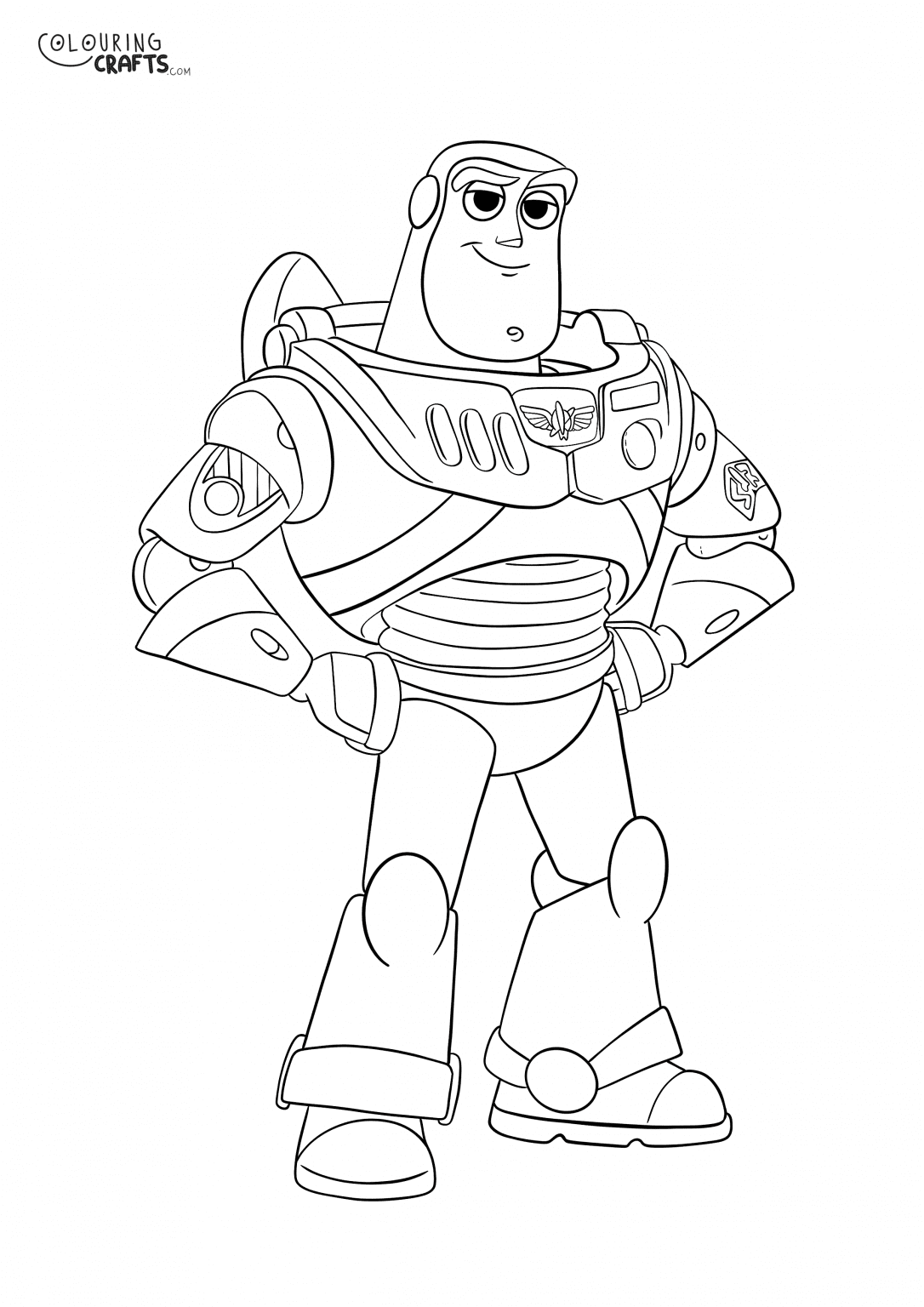 Toy Story Buzz Colouring Page Colouring Crafts