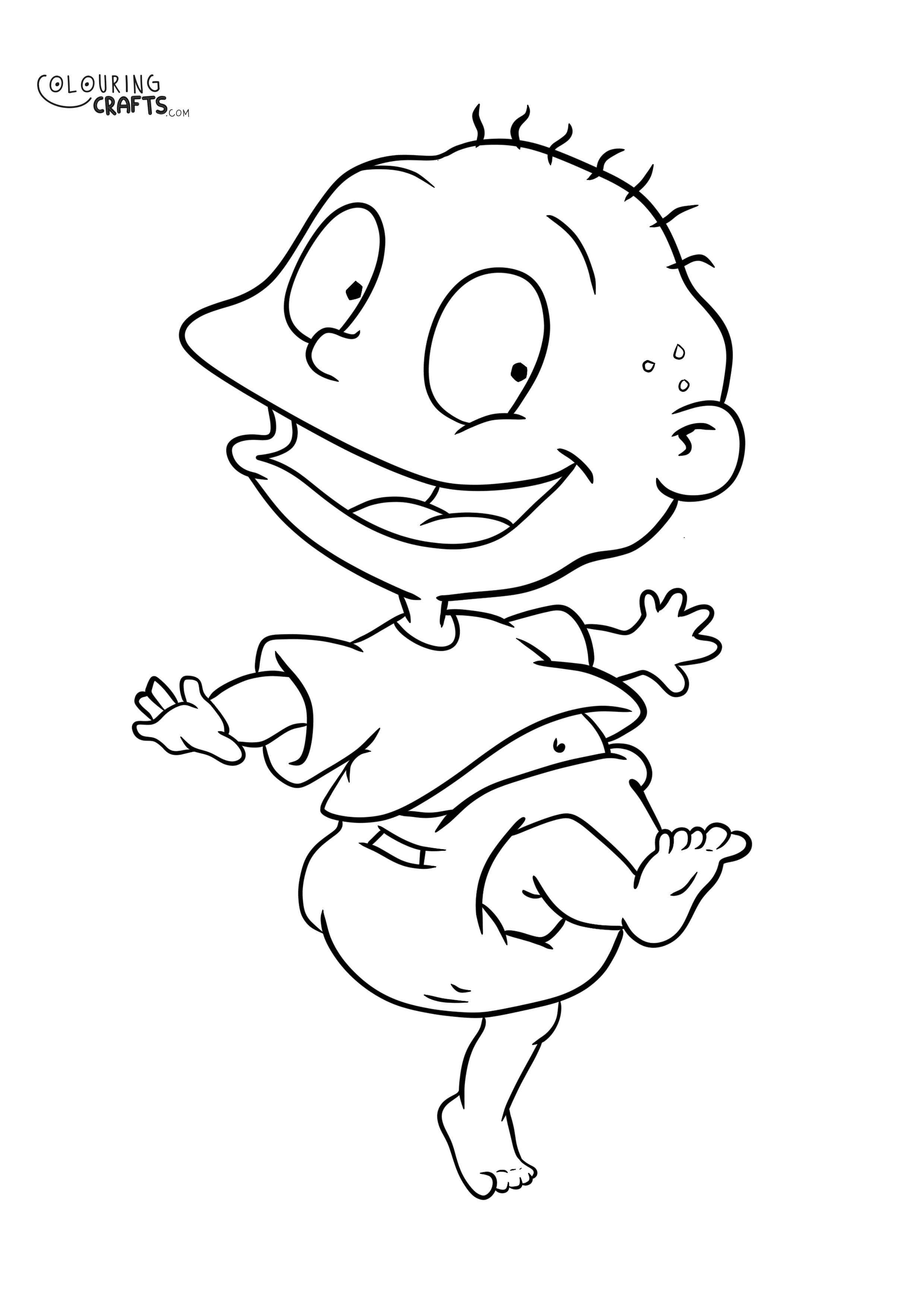 Tommy Pickles Rugrats Colouring Page Colouring Crafts 0633